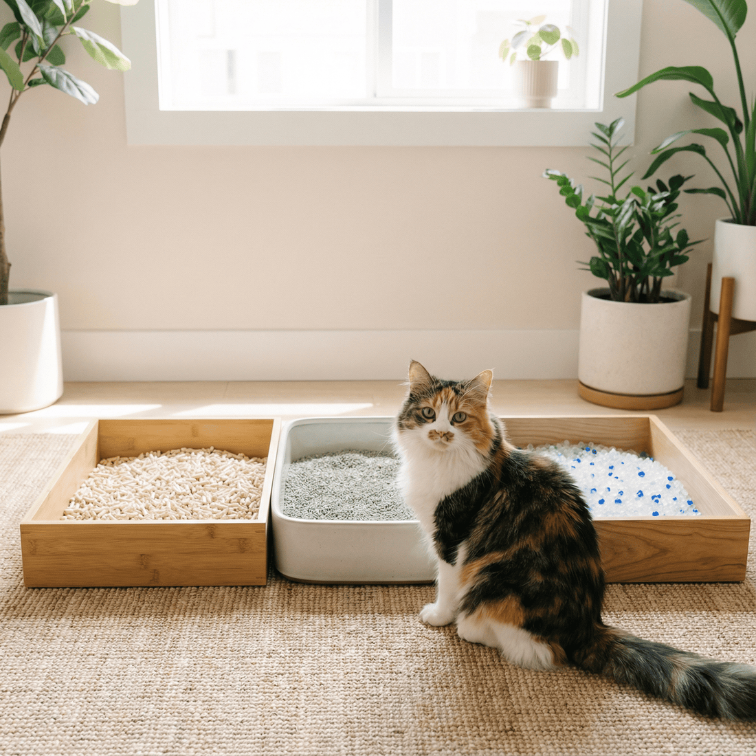 Jaki żwirek dla kota wybrać? Tofu, bentonitowy czy silikonowy - SAGAPO