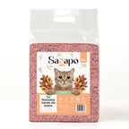 SAGAPO Żwirek tofu dla kota zbrylający brzoskwinia 2,5 kg
