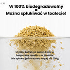 SAGAPO Żwirek Kukurydziany dla Kota Zbrylający Naturalny Spłukiwalny 10L