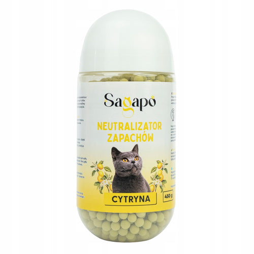Sagapo neutralizator zapachów do kuwety dla kota Cytryna