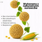 SAGAPO Żwirek Kukurydziany dla Kota Zbrylający Naturalny Spłukiwalny 10L