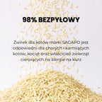 żwirek tofu dla kota – naturalny, Sagapo 2,5kg